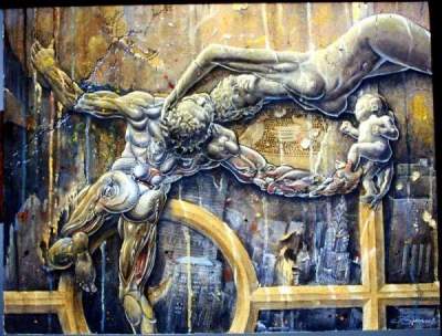 New York vazut printr-o fereastra