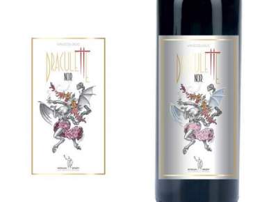 The label Draculette wine